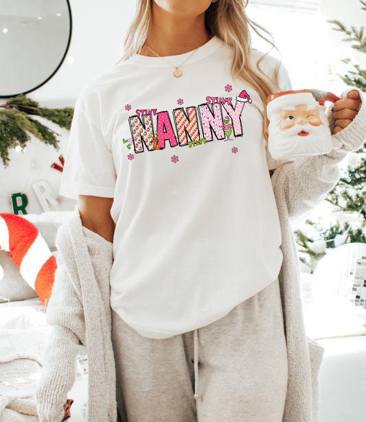 Nanny Grinch Christmas Doodle