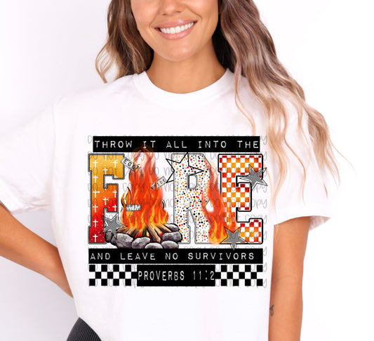 THROW IT ALL INTO THE FIRE AND LEAVE NO SURVIVORS PROVERBS 11:2