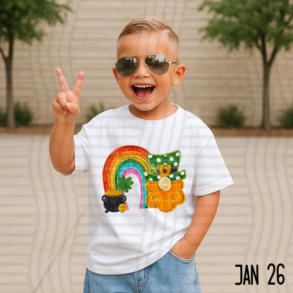 ST. PATRICK'S DAY LEPRECHAUN RAINBOW