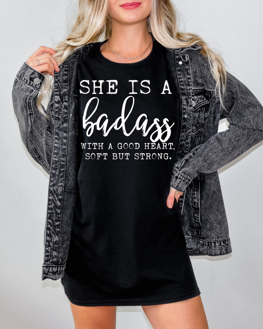 She is a badass with a good heart