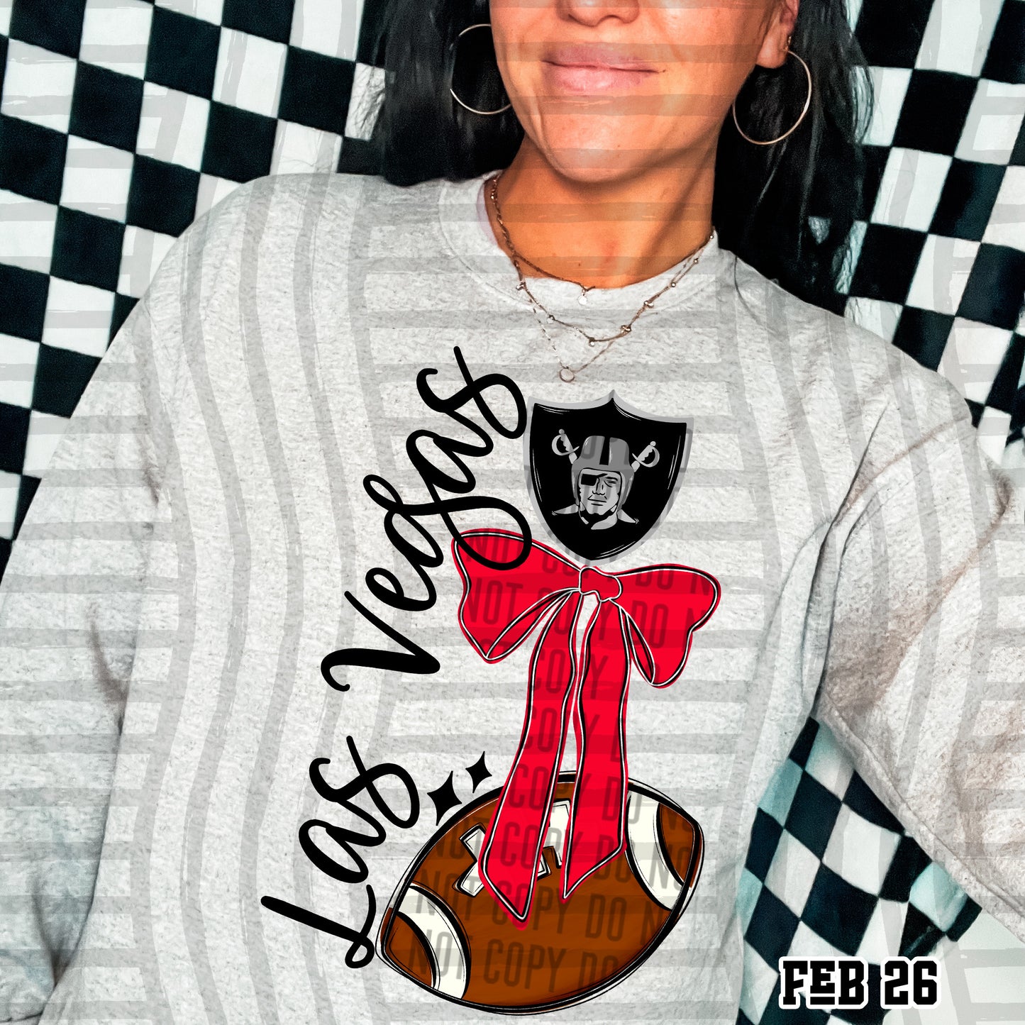 LAS VEGAS RAIDERS FOOTBALL BOW