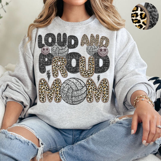 Loud And Proud Mom-Volleyball