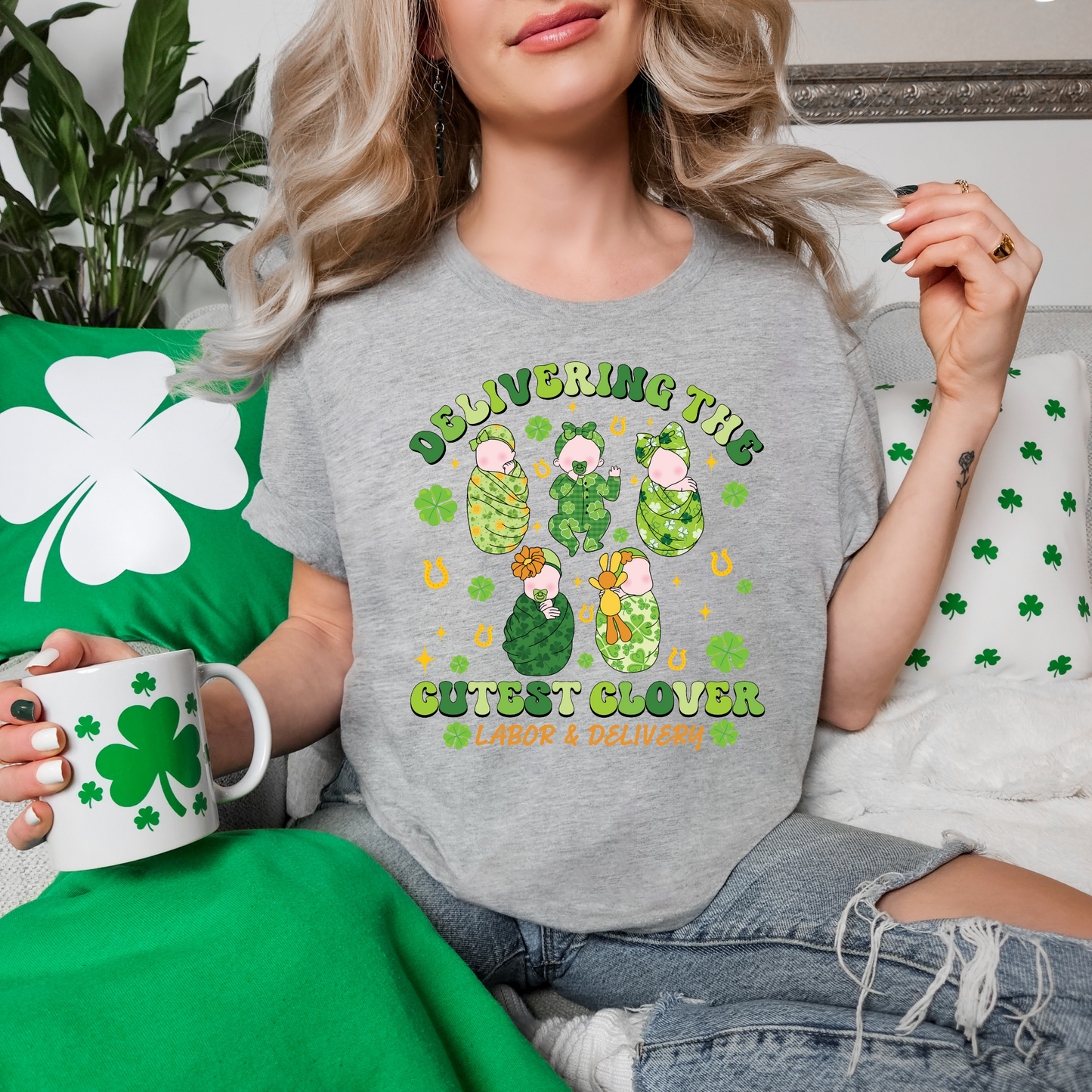 St. Patrick's Day Delivering The Cutest Clover Labor & Delivery