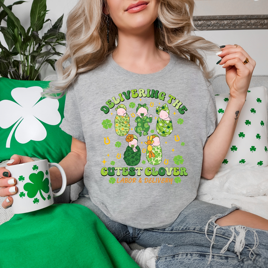 St. Patrick's Day Delivering The Cutest Clover Labor & Delivery