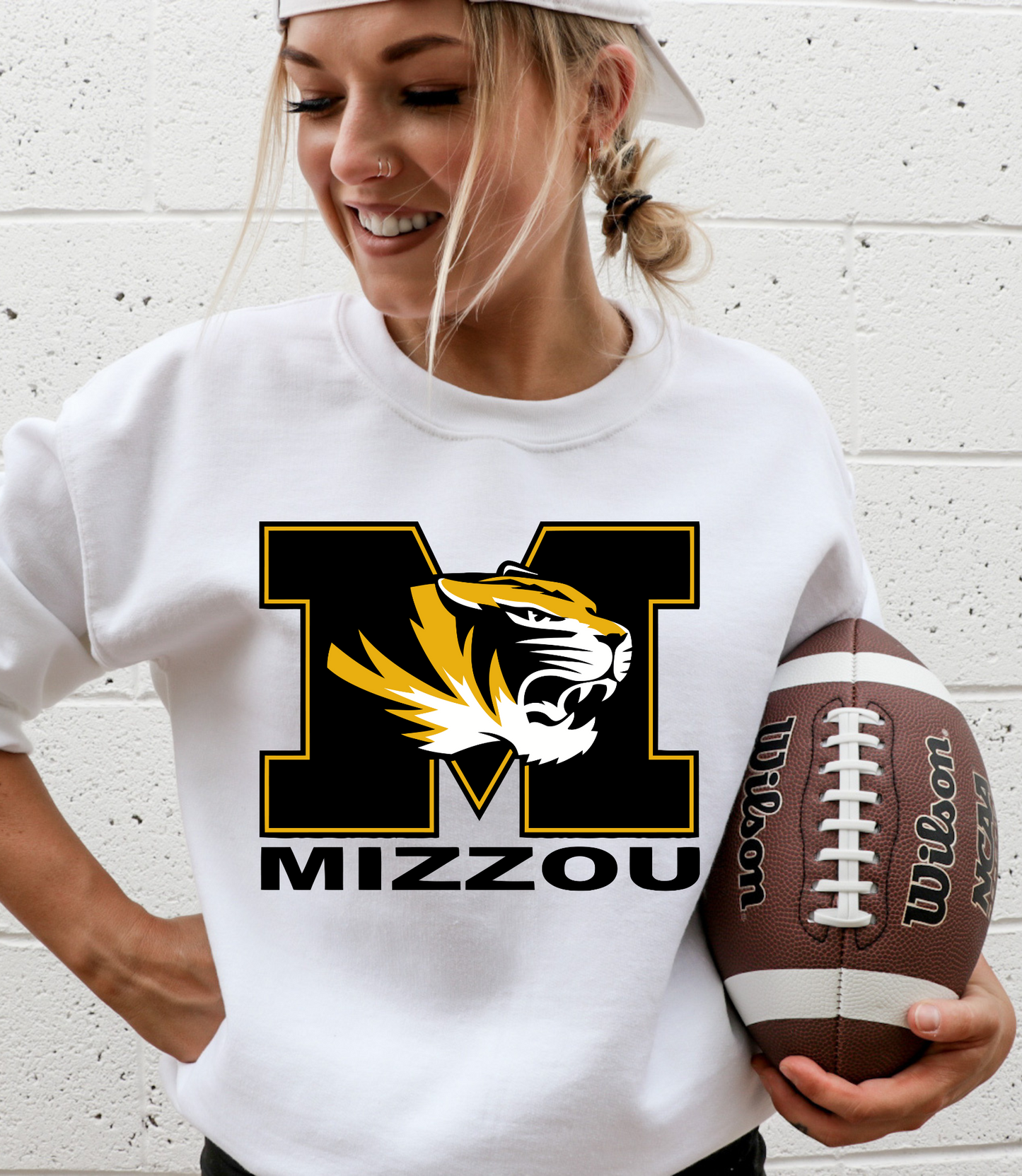 Mizzou with tiger and black/yellow M
