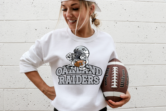 Oakland Raiders with player