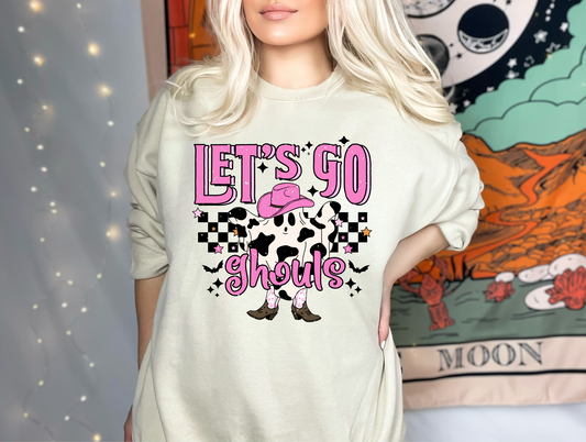 Let's go ghouls, pink and checkered
