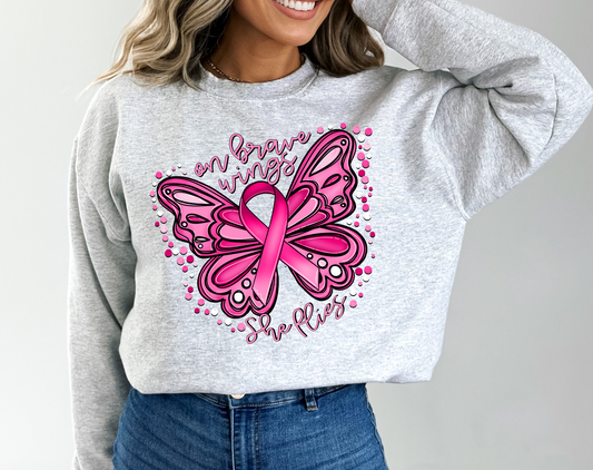 Brave wings she flies-Pink