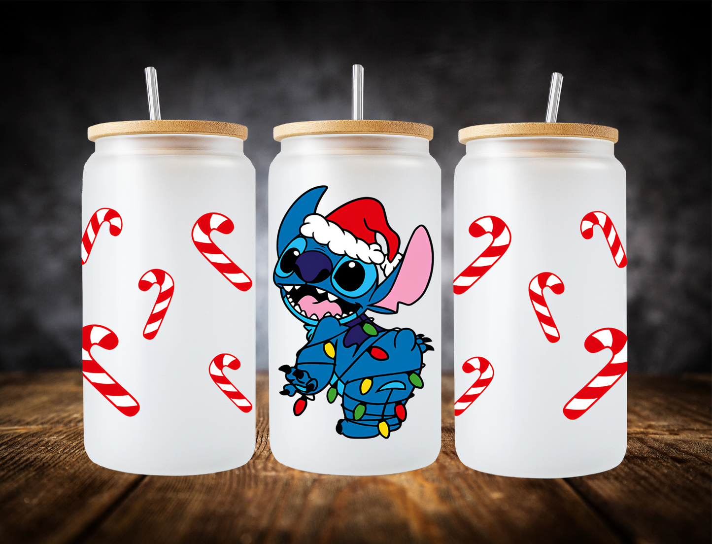 Stitch & candy canes - UV Libby Wrap