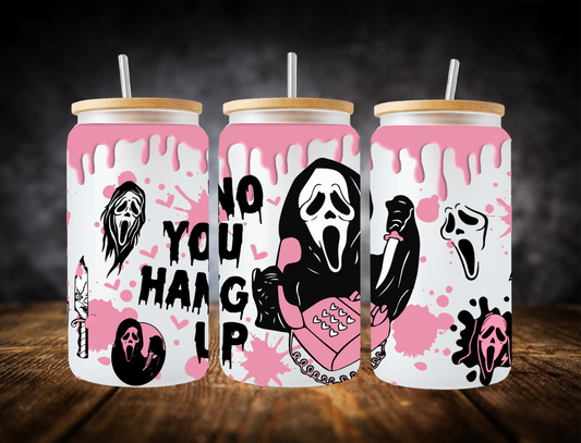 No you hang up, pink drip - UV Libby Wrap