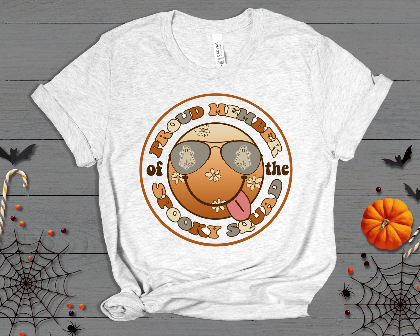 Proud member of the spooky squad, smiley with aviators