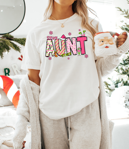 Aunt Grinch Christmas Doodle
