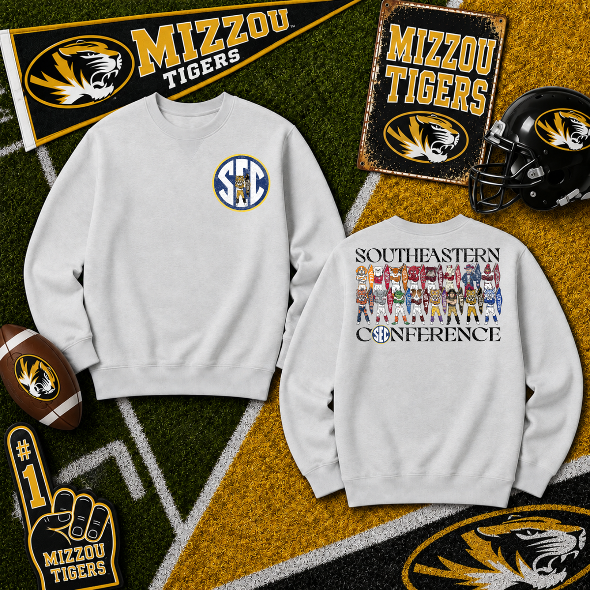 SEC Mizzou Tigers - FRONT