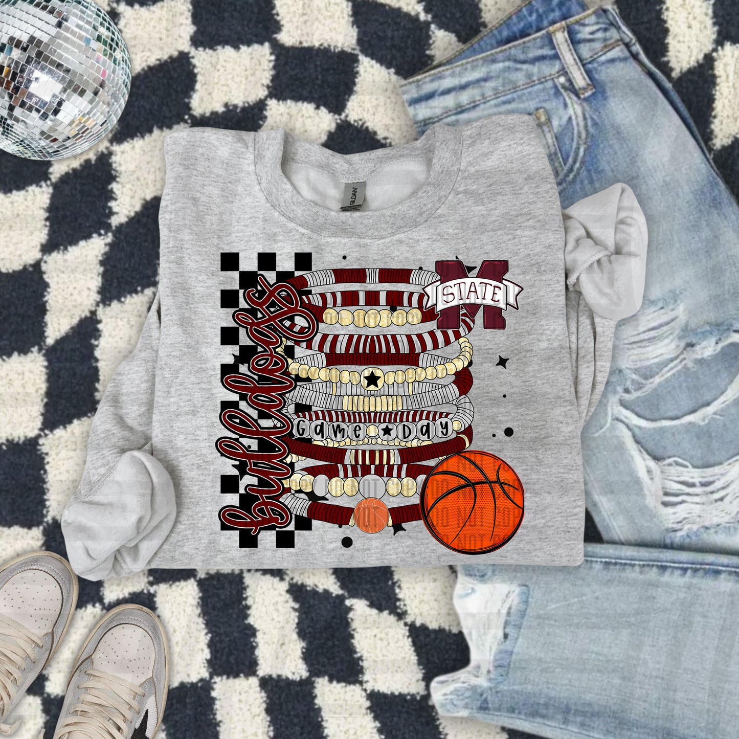 MISSISSIPPI STATE BULLDOGS BASKETBALL GAME DAY BRACELETS