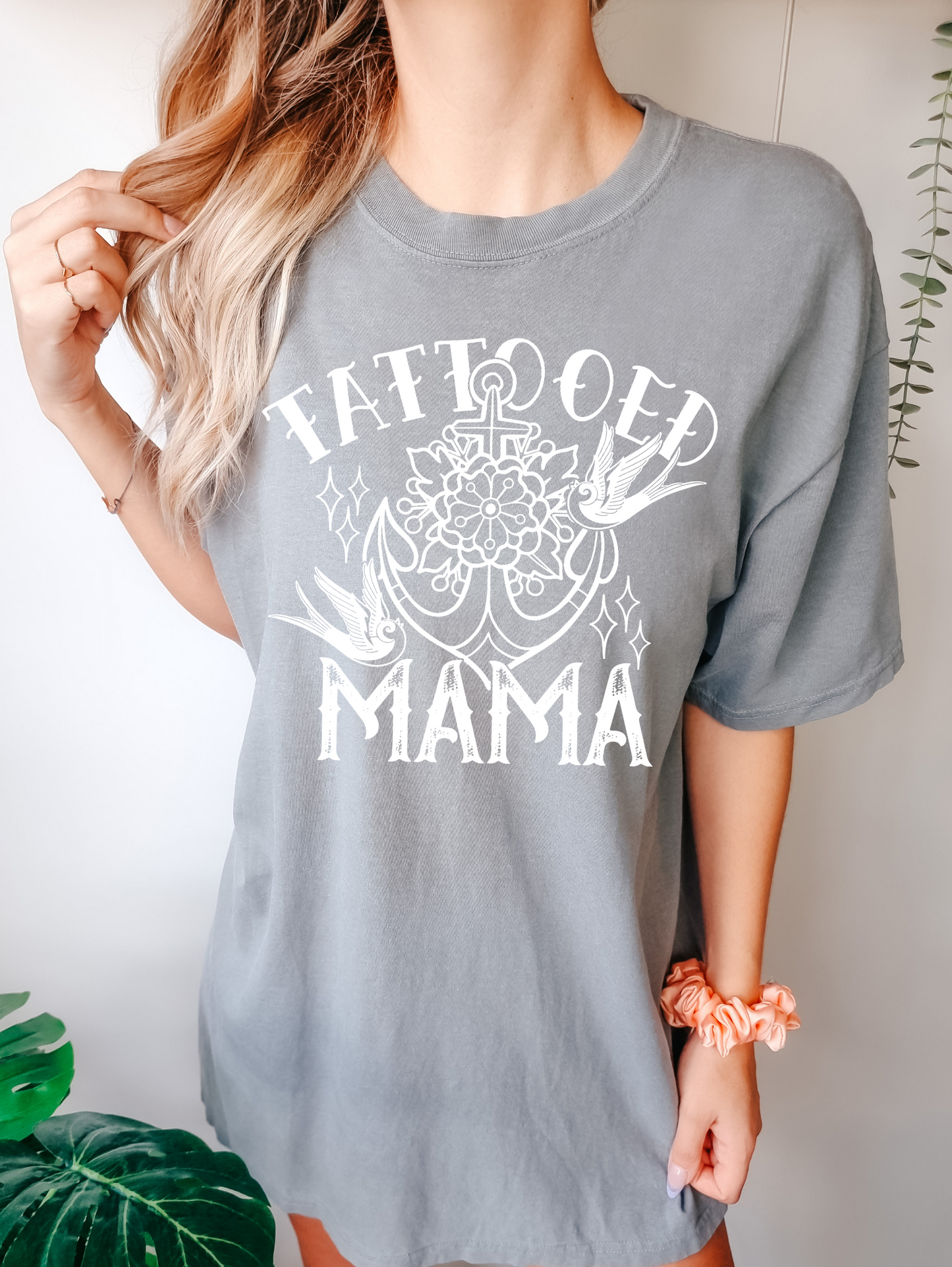 Tattooed mama-white