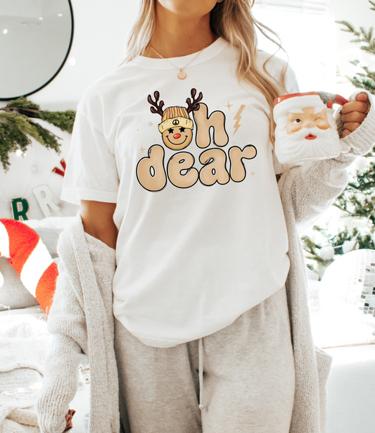 Oh Dear With Beanie And Antlers