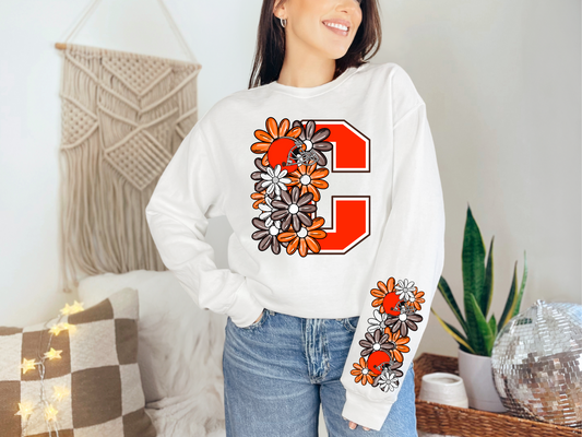Floral Browns - SLEEVE