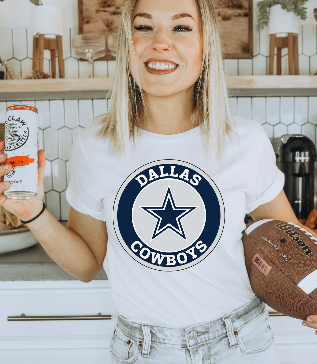 Dallas cowboys - white letters – Earthline Customs