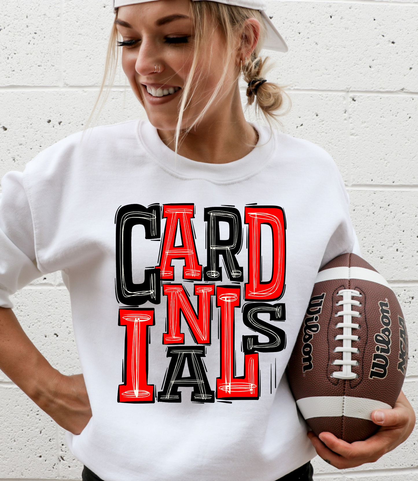 Cardinals - black/red letters
