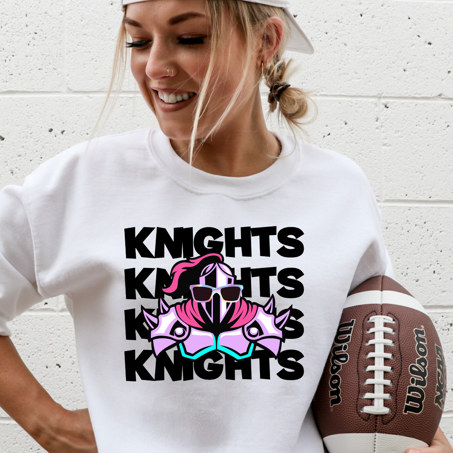 Knights Stacked -Pink/Purple Knight