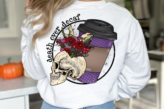 Death over decaf
