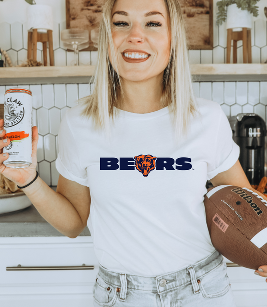 Bears with orange bear