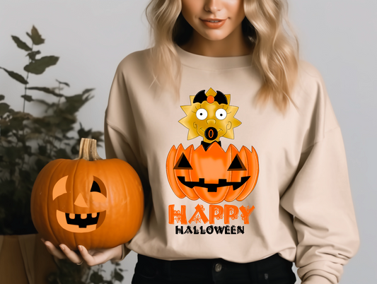 Happy Halloween, Maggie in pumpkin