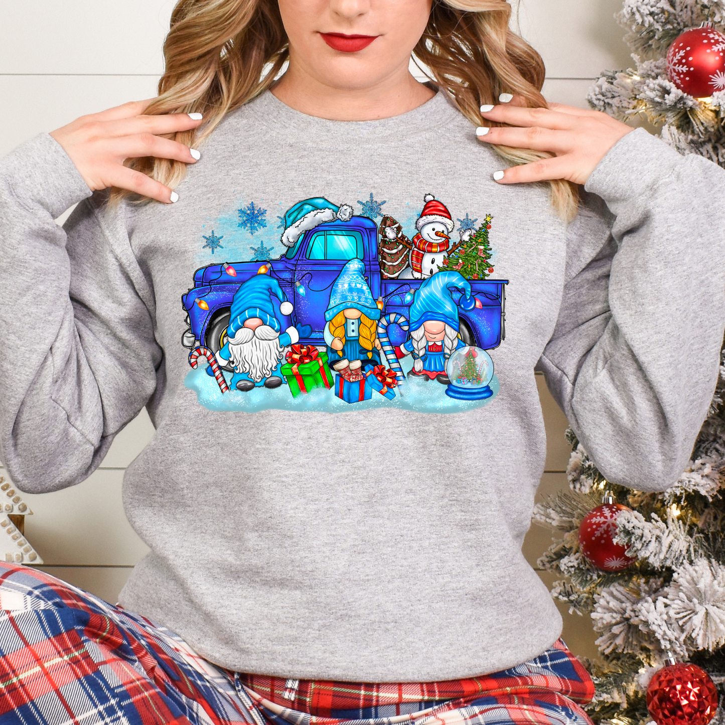 Christmas Truck Gnomes
