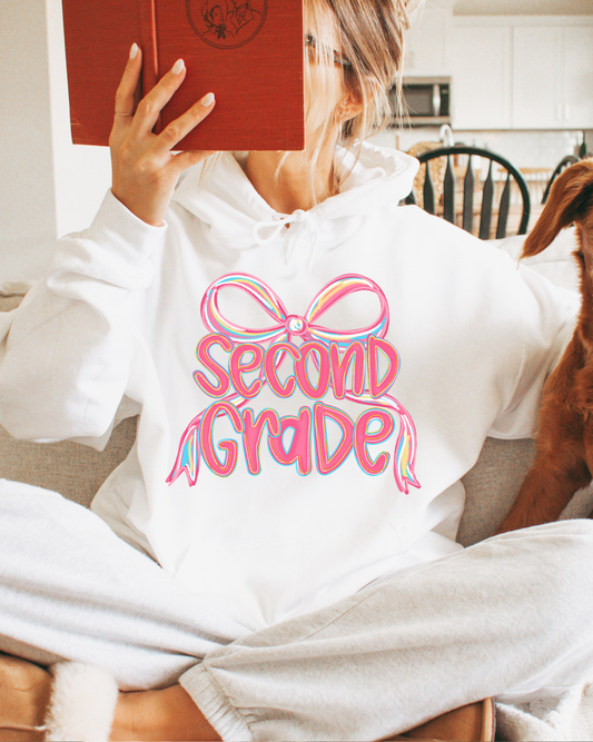 Second Grade (pink bow)