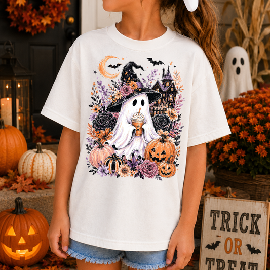 Floral Ghost Pumpkin Spice