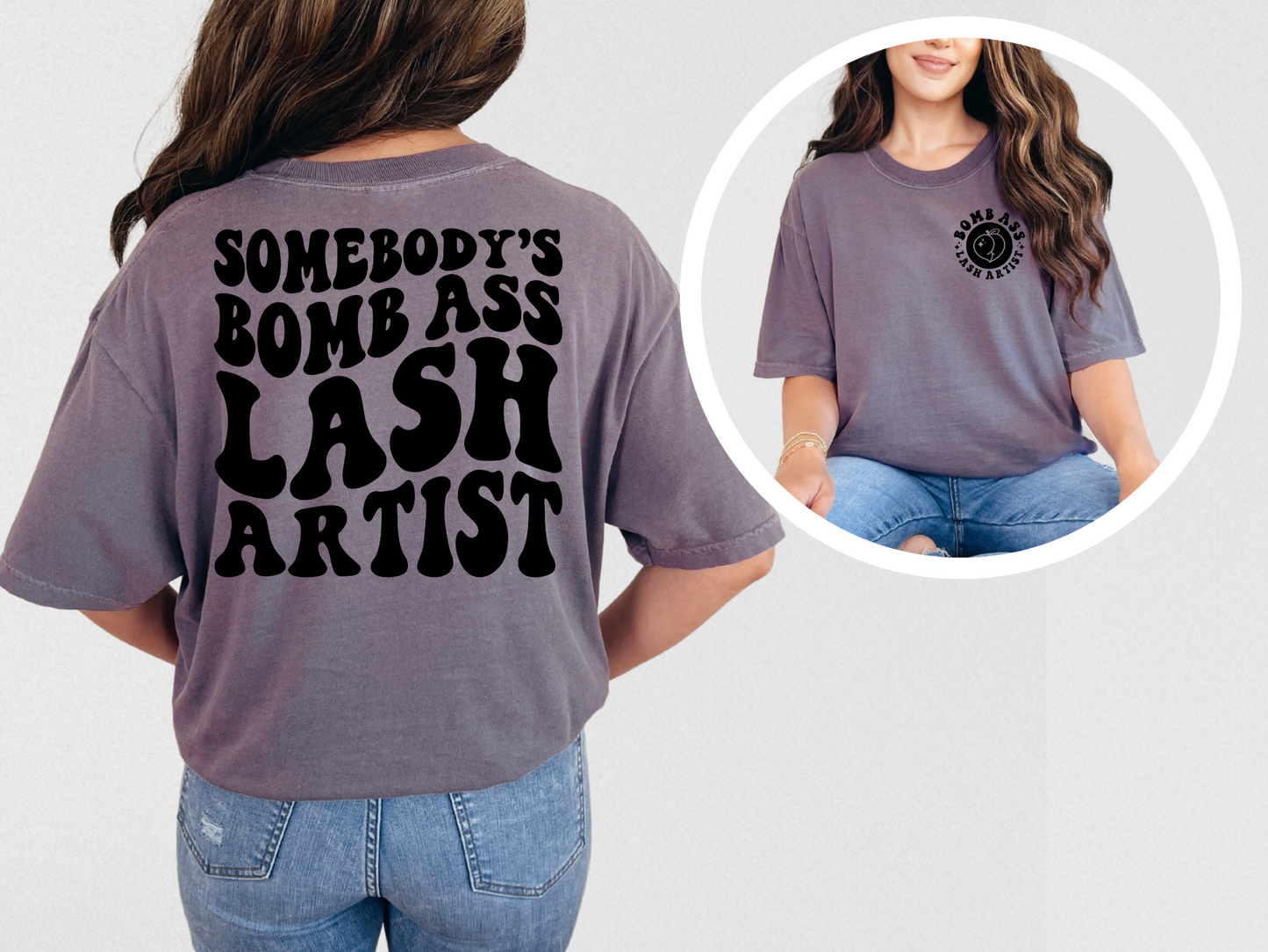 Somebody's bomb ass lash artist (back)