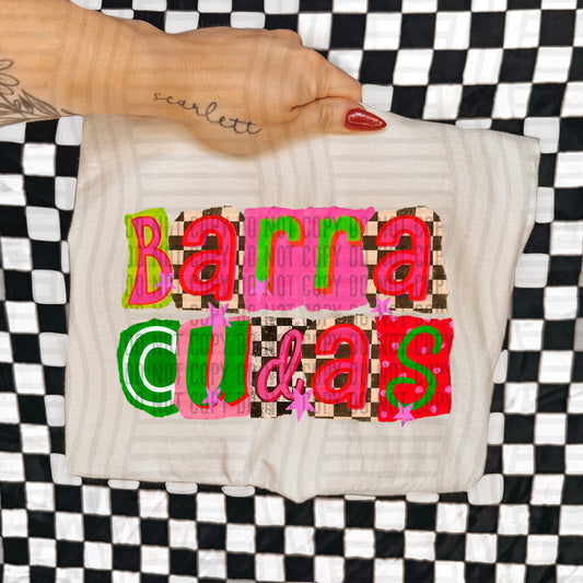 BARRACUDAS RED & GREEN CHECKERS