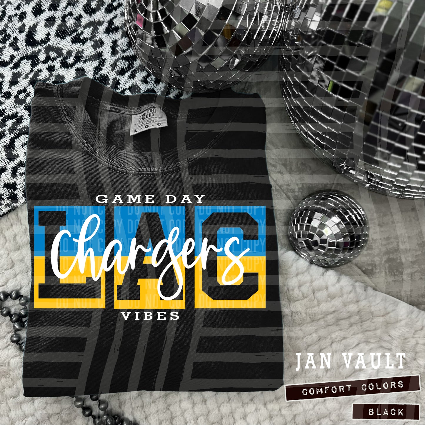 GAME DAY VIBES LOS ANGELES CHARGERS
