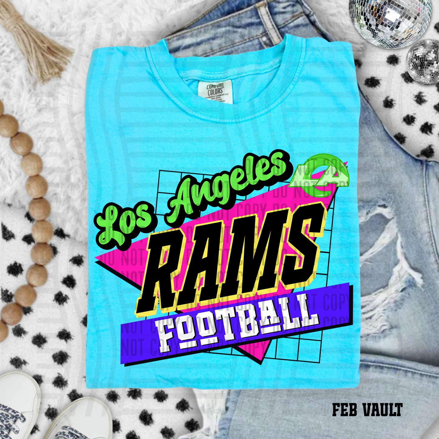 RETRO LOS ANGELES RAMS FOOTBALL