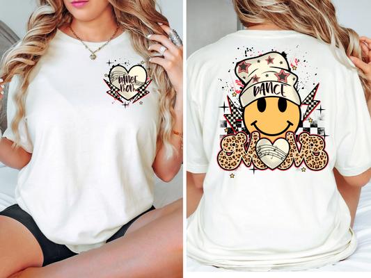 Dance mom with heart - front