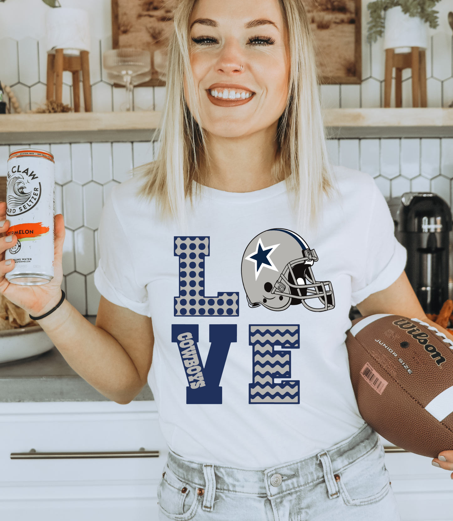 Love with Cowboys helmet