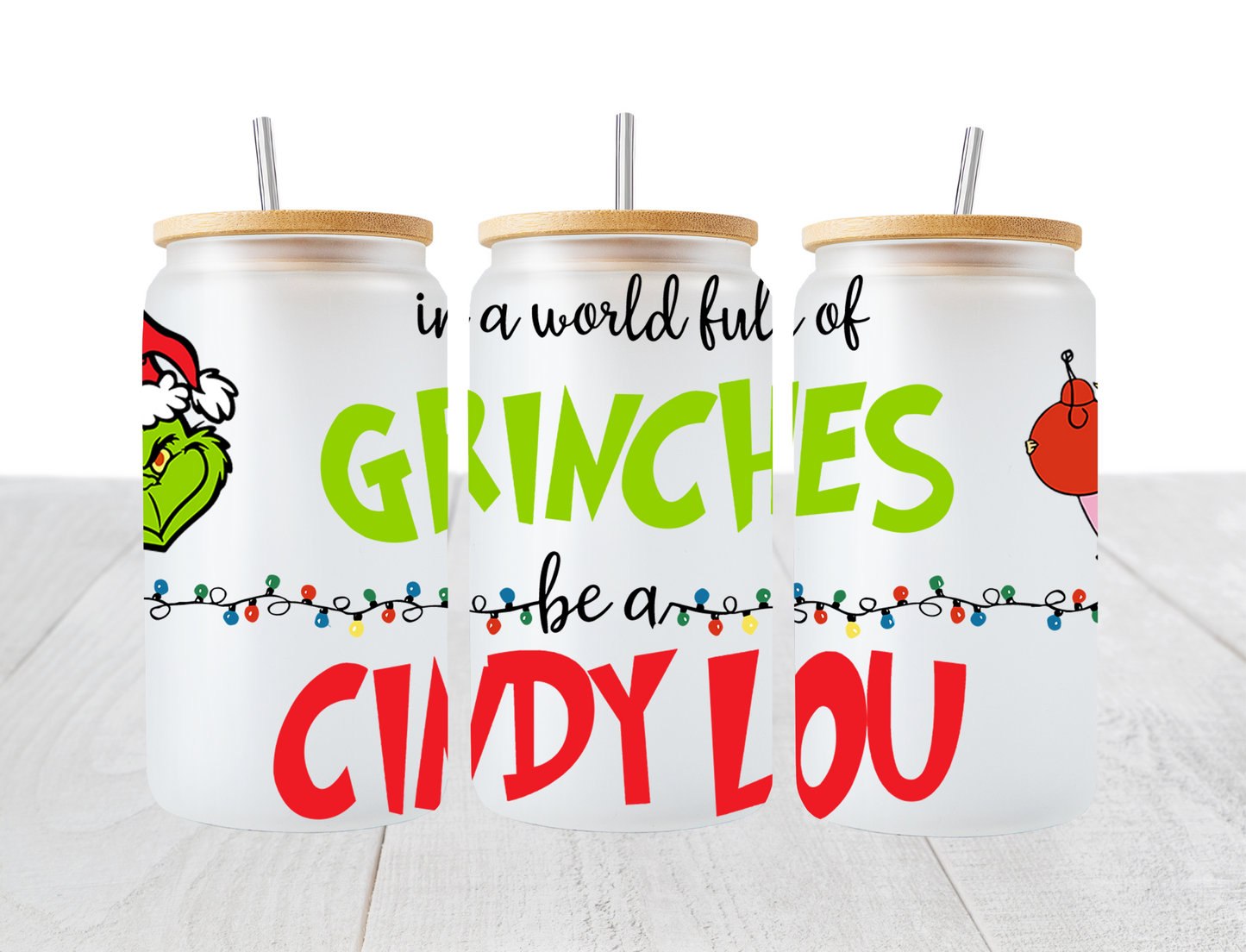 In A World of Grinches - UV Libby Wrap