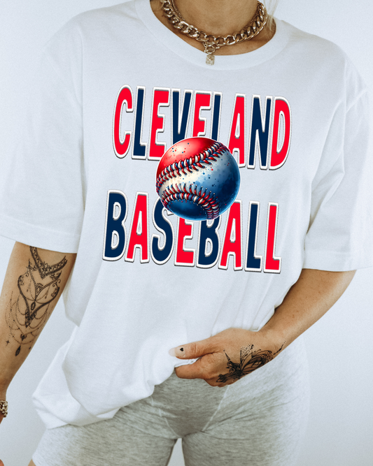 Cleveland Baseball Red/Blue