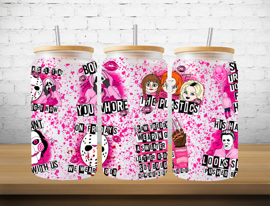 Gossiping horror characters - UV Libby Wrap