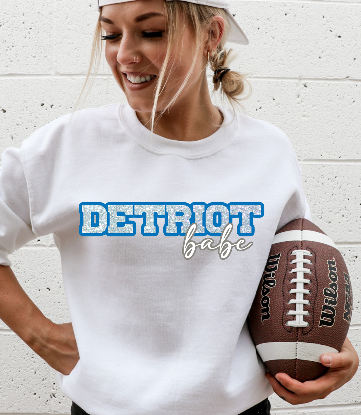 Detroit babe GLITTER - DTF Print