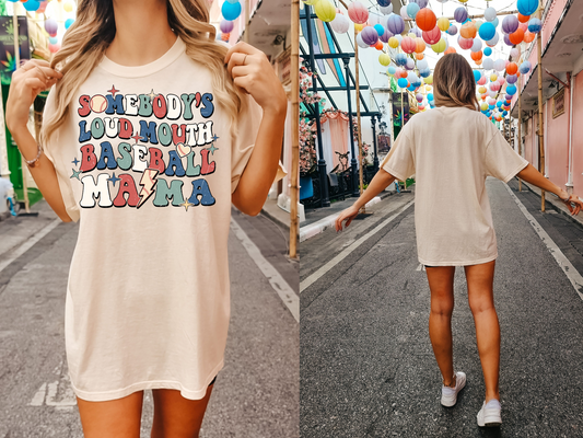 Somebody's loud mouth baseball mama