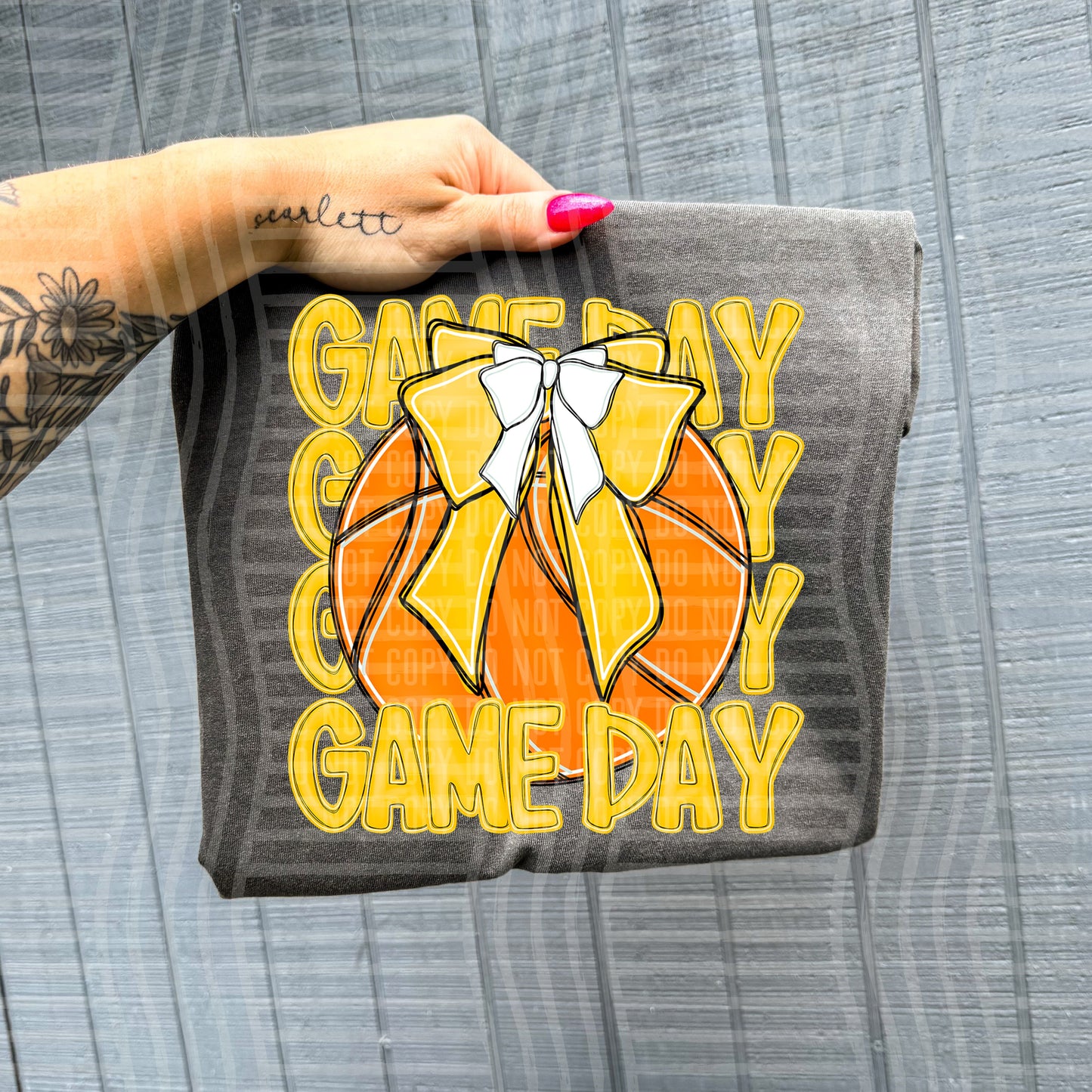 GAMEDAY BASKETBALL YELLOW