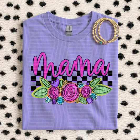 MAMA CHECKERS FLOWERS