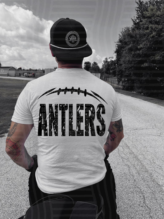 Antlers (solid black football)