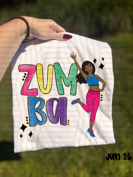 ZUMBA BLACK HAIR