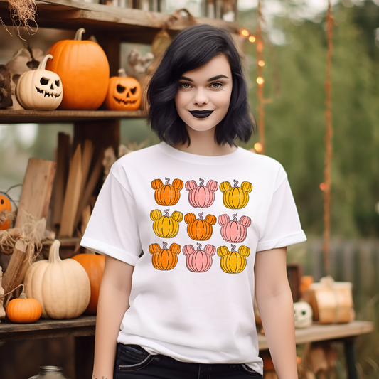 Colored mouse pumpkins