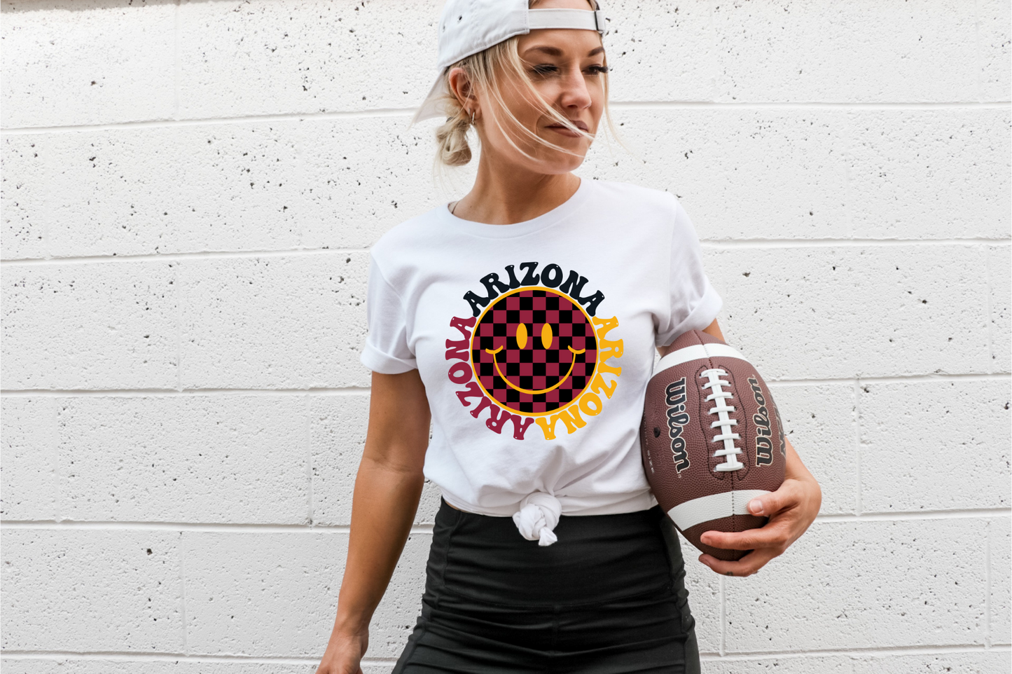 Arizona- Checkered Smiley