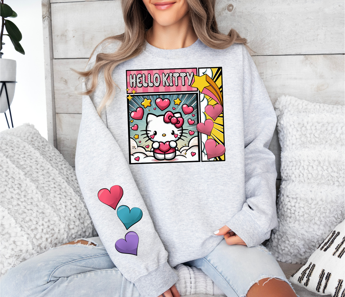 Hello Kitty FRONT - DTF Transfer