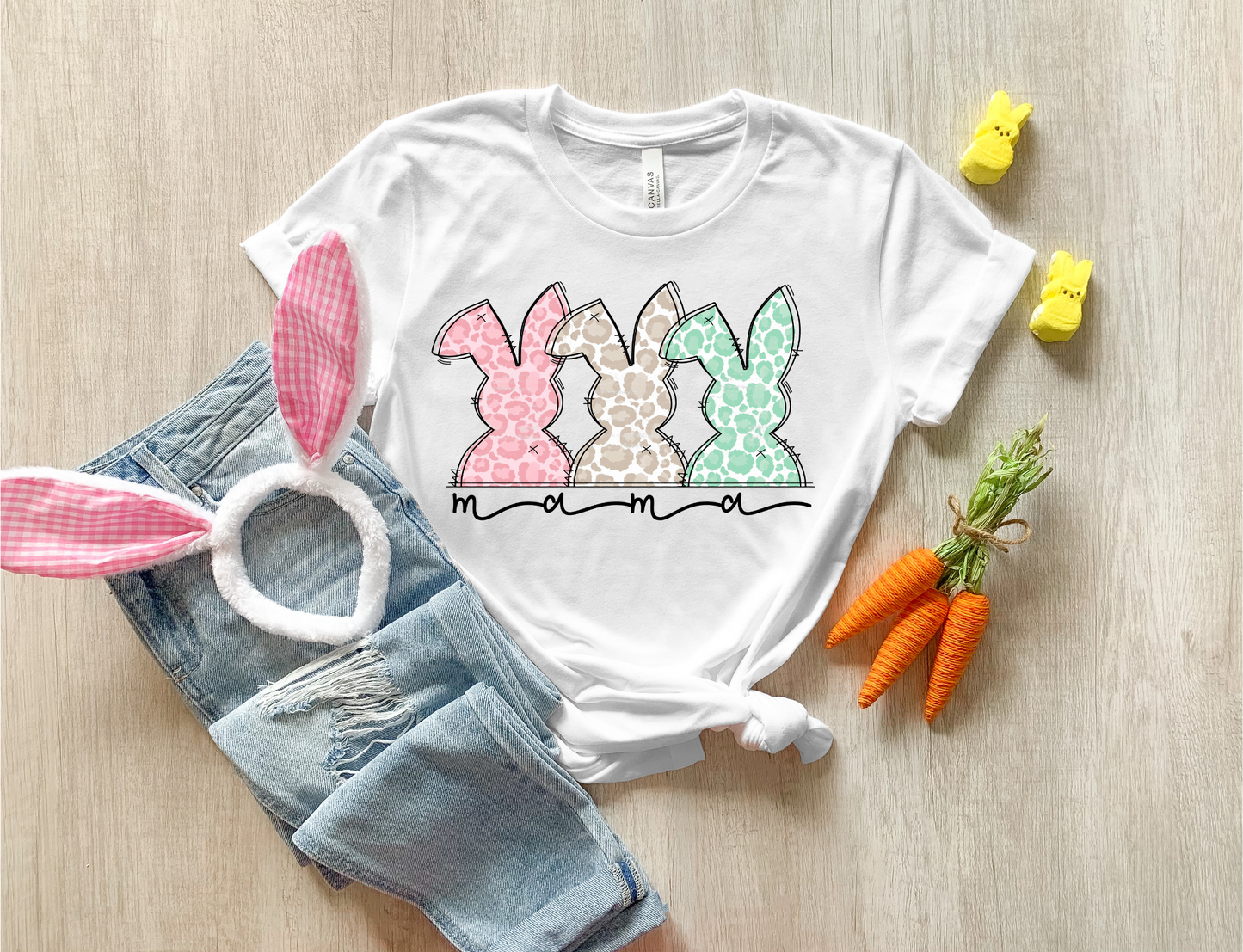 Mama-Leopard Print Bunnies