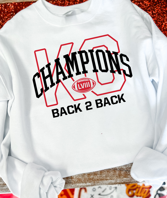 KC Champions Back 2 Back RED/BLACK
